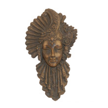 Relief Brass Statue Woman Mask Relievo Bronze Sculpture Tpy-885